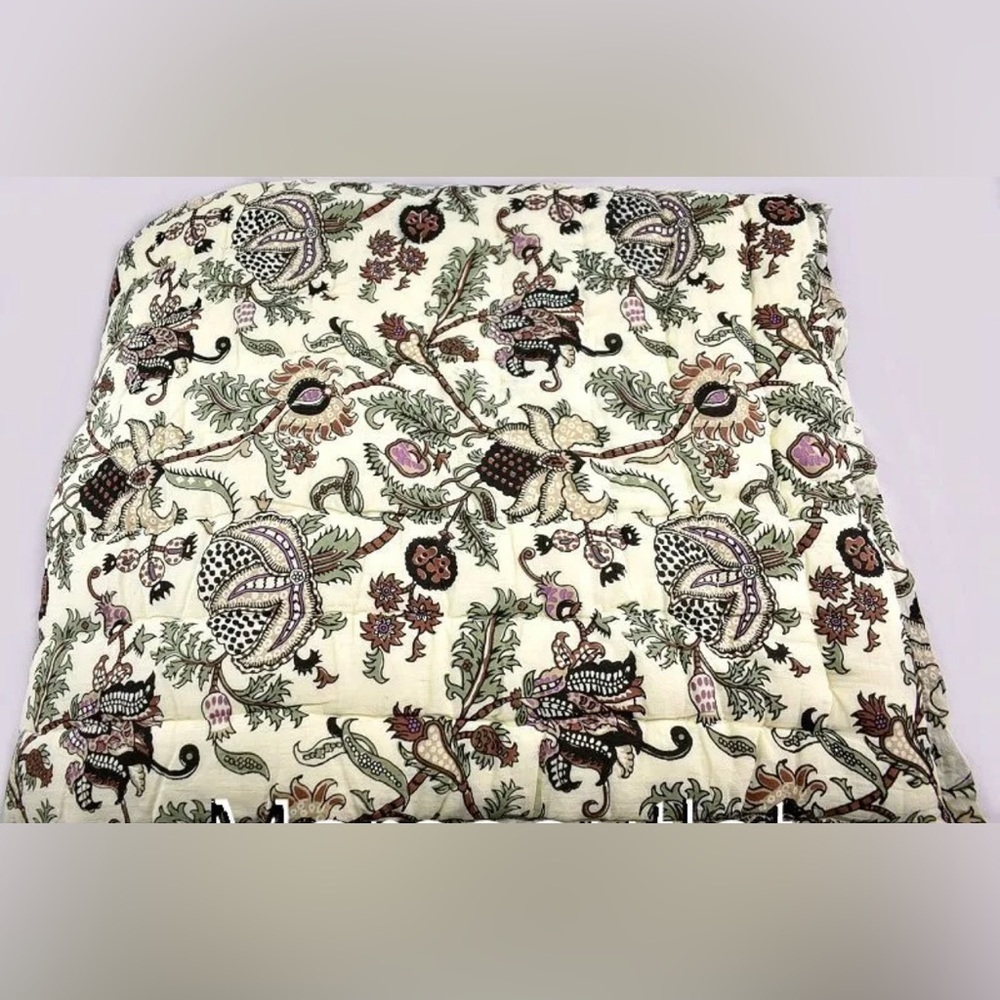 ❤️❤️ Brand New Roller Rabbit Amanda Queen Size Quilt Sage